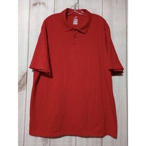 Hanes Shirt Men's 2xl Red Polo‎ Extreme Fresh